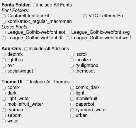 Build_Package_Custom_Includes